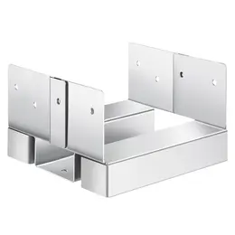 Product image of 10 Pcs 6x6 Post Base Brackets for Concrete, Inner 5.49x5.57 In
