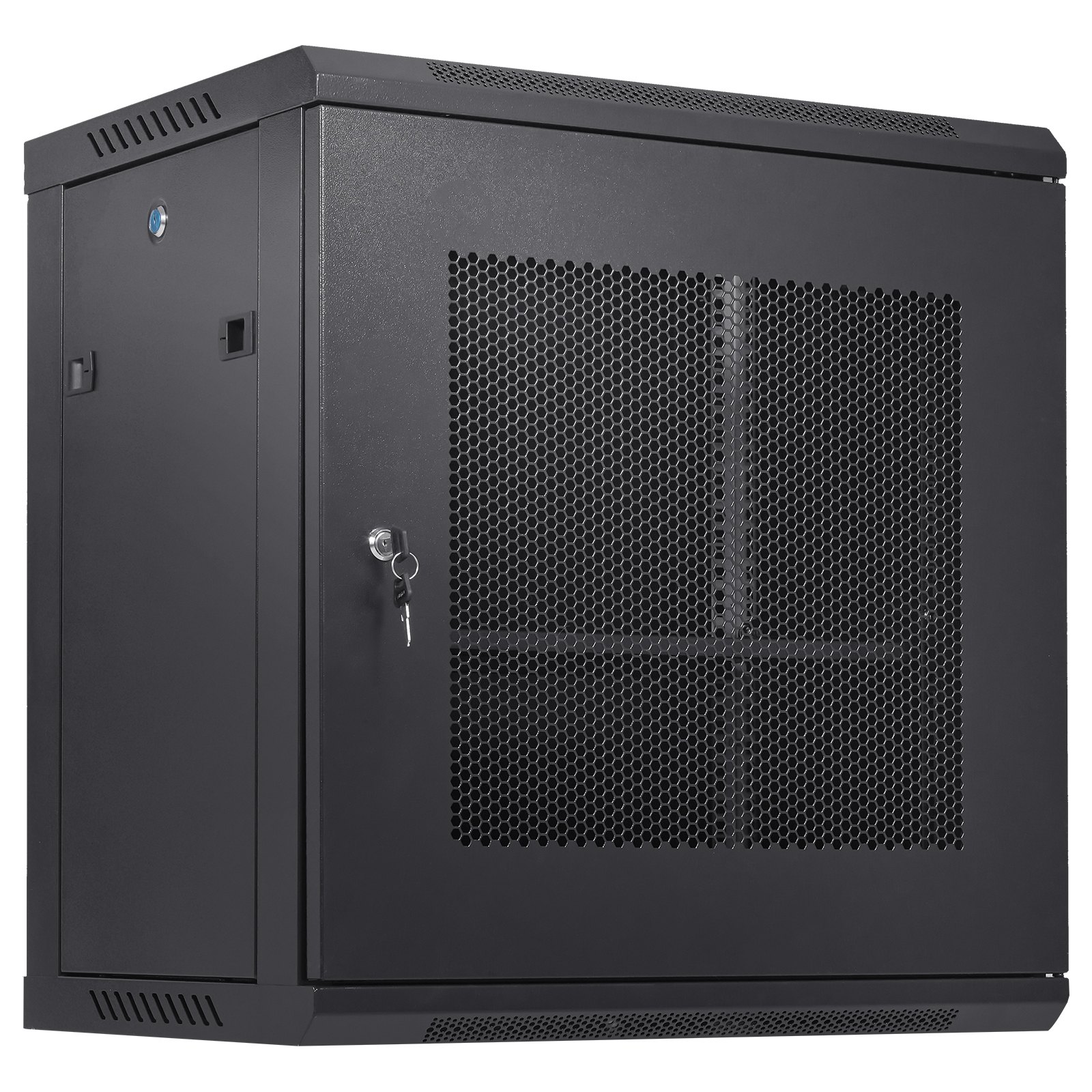 Main product image of 12U Wall Mount Server Cabinet, 15.5'' Deep, 200 Lbs Capacity, Locking Door Side Panels