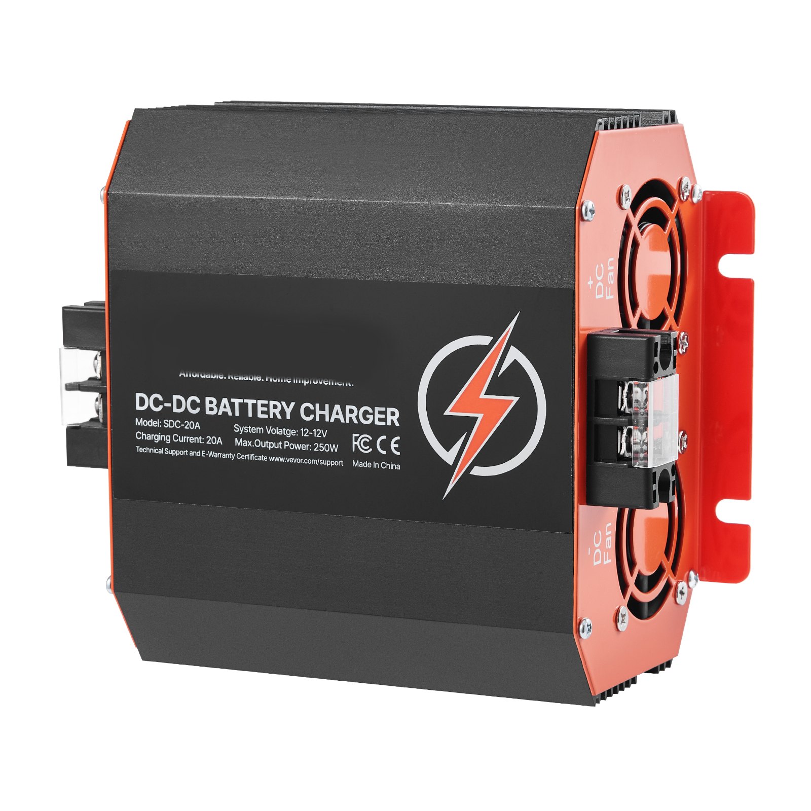 Main product image of DC-DC Battery Charger, 12V 20A, 250W, Lead-Acid/Lithium/AGM/GEL