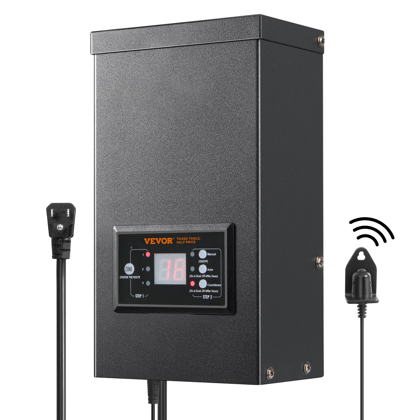 Main product image of 300W Landscape Transformer, 120V AC to 12V/14V AC, Timer, Photocell, ETL