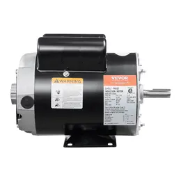 Product image of 5HP Air Compressor Motor, 230V, 17.6A, 3450RPM, 56 Frame, CW/CCW