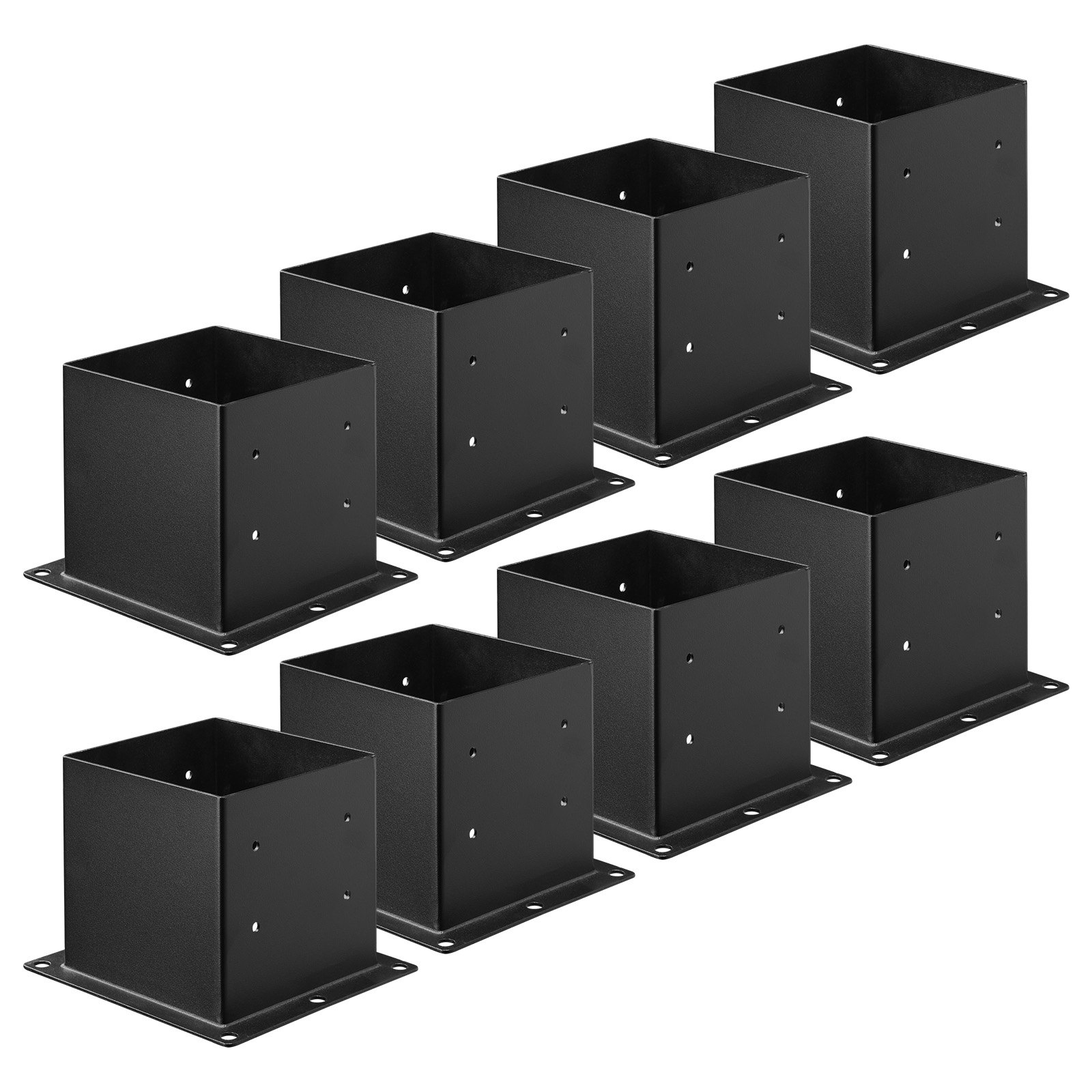 Main product image of Eight 4x4 Post Base Brackets, 3.6x3.6 Inch Inner Opening