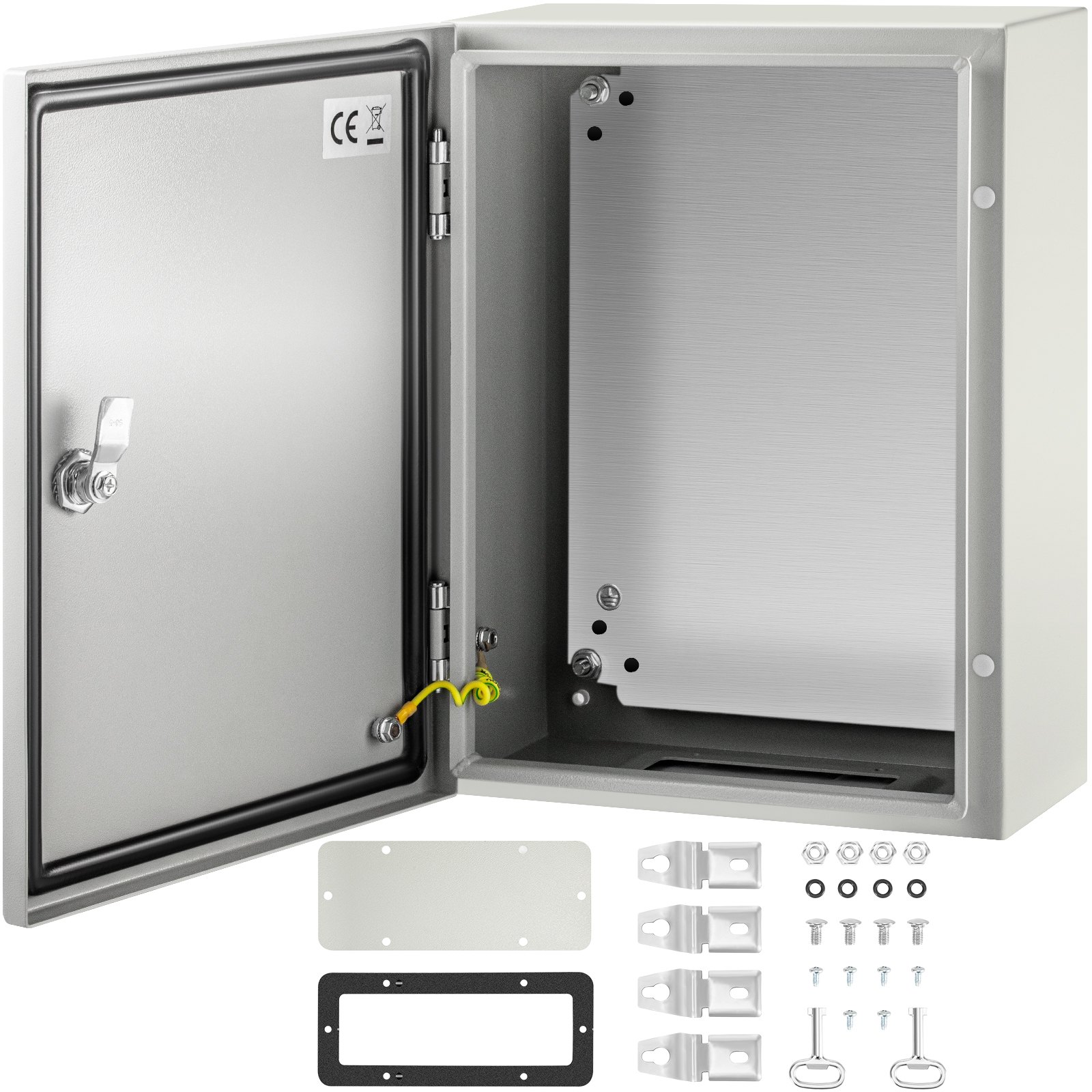 Main product image of 16x12x6 Inch Carbon Steel Hinged Junction Box, IP66 Rated