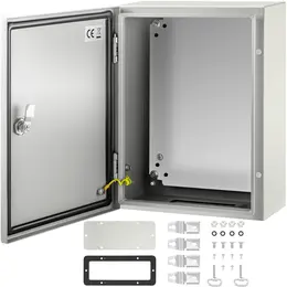 Product image of 16x12x6 Inch Carbon Steel Hinged Junction Box, IP66 Rated