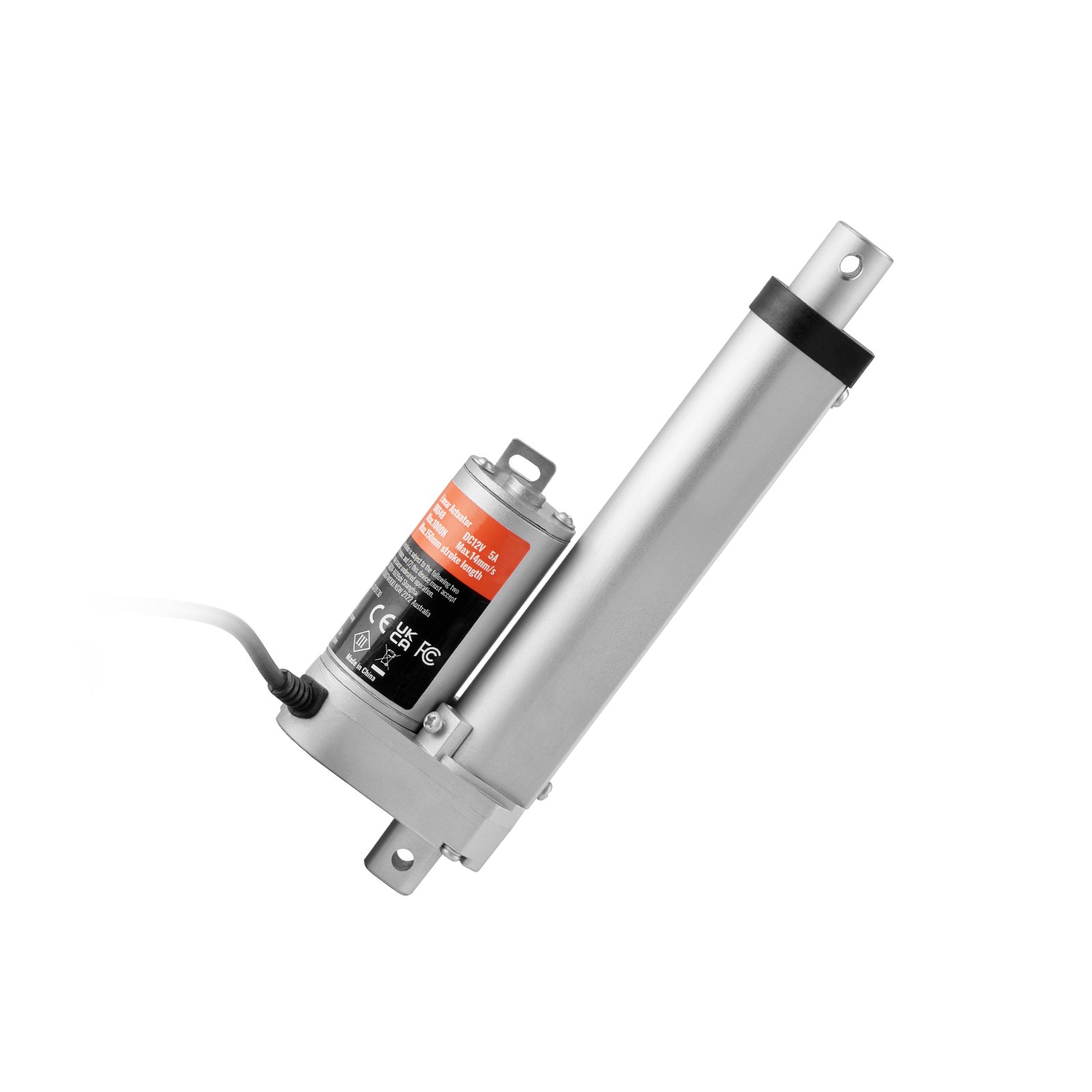 Main product image of Linear Actuator, 12V, 4 Inch Stroke, 330lbs/1500N, 0.19'/s