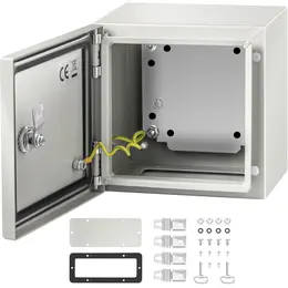 Product image of NEMA 4X Steel Electrical Enclosure, 8 x 8 x 6 inch, IP66