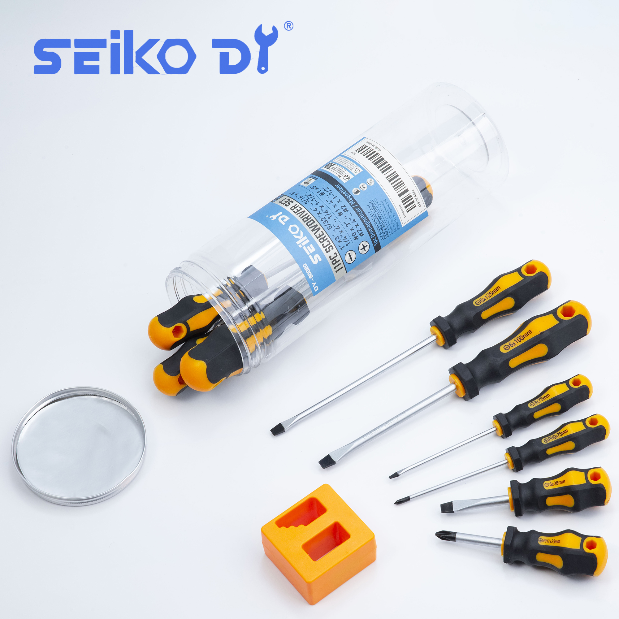 Main product image of 10-Piece Screwdriver Set, 3-6 inch Blade Lengths