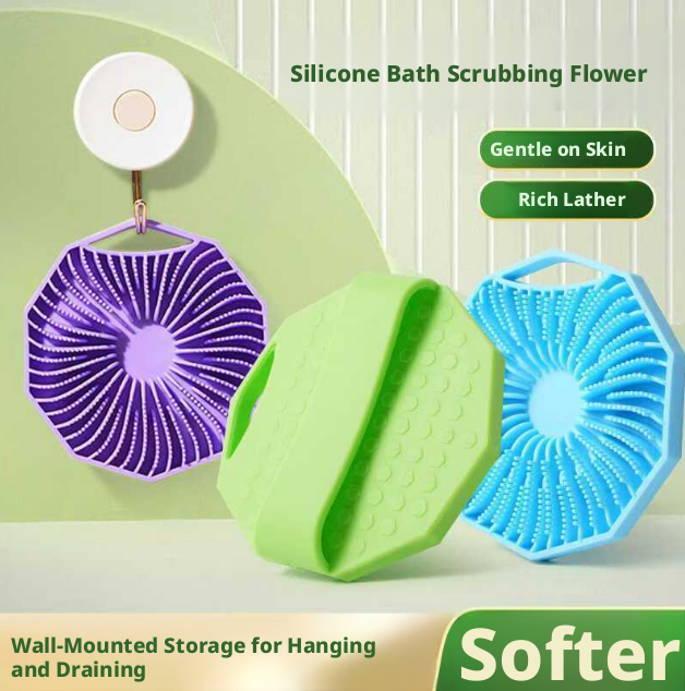Main product image of Green Silicone TPR Component, Flower Shape, 1 Piece