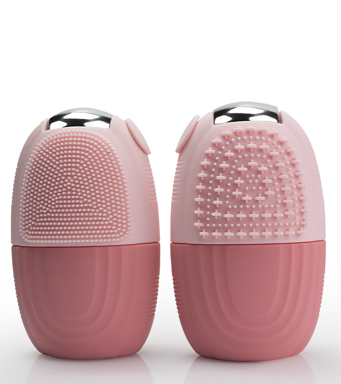 Main product image of Pink Silicone and Zinc Alloy Facial Ice Roller Mold