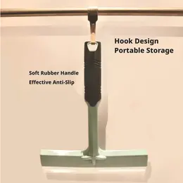 Product image of Green Silicone Window Scraper with PP and TPR Handle
