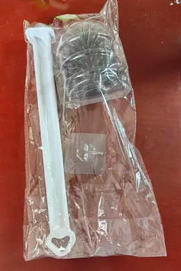 Product image of Long Handle Silicone Bristle Toilet Cleaning Brush