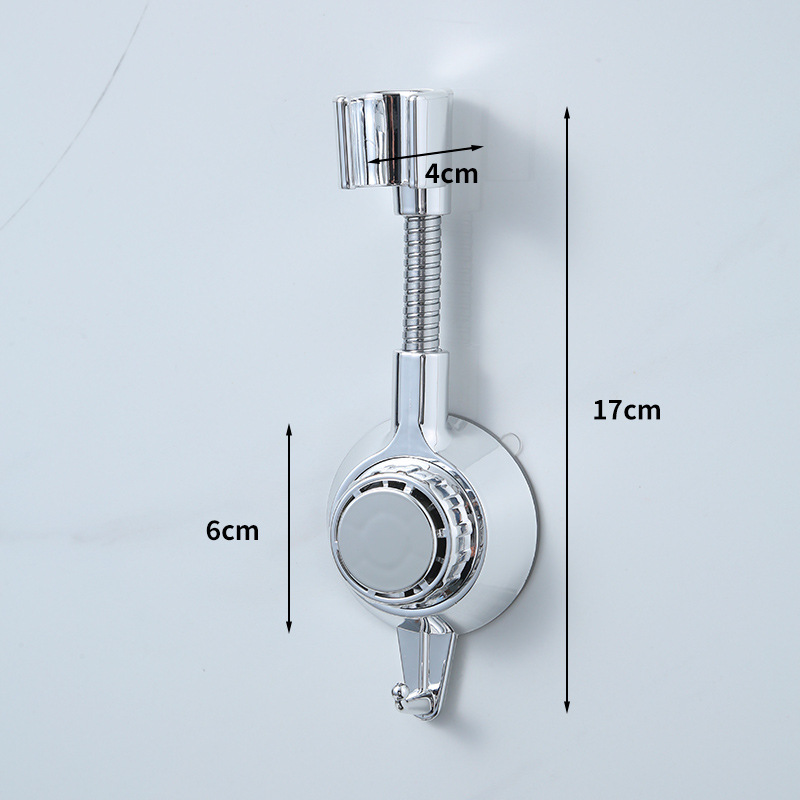 Main product image of Silver ABS, Silicone, and Metal Bathroom Shower Bracket