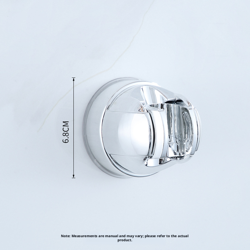 Main product image of Suction Cup Shower Base, Silver ABS and Silicone