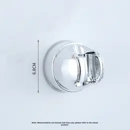 Product image of Suction Cup Shower Base, Silver ABS and Silicone