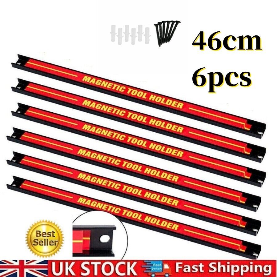 Main product image of 6x18 Magnetic Tool Bar Wall Mount Storage Rack