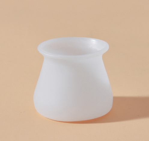 Main product image of Silicone Round Chair Foot Cover, Clear White