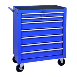 Product image of 7-Drawer Rolling Tool Chest and Cabinet, Blue