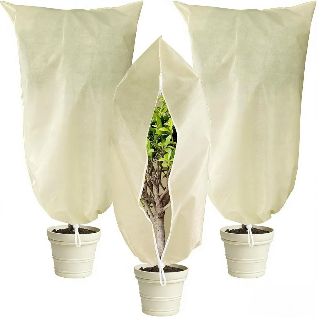 Main product image of Plant Frost Protection Covers, 3-Piece Set, 80x100cm