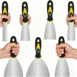 Product image of Stainless Steel Putty Knife Set, 7 Sizes for Spatula and Painting