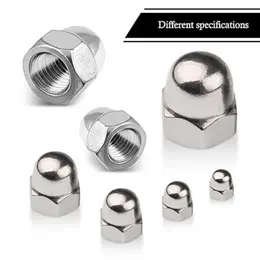 Product image of 124-Piece Stainless Steel Cap Nut Assortment, M4-M10, with Storage Box