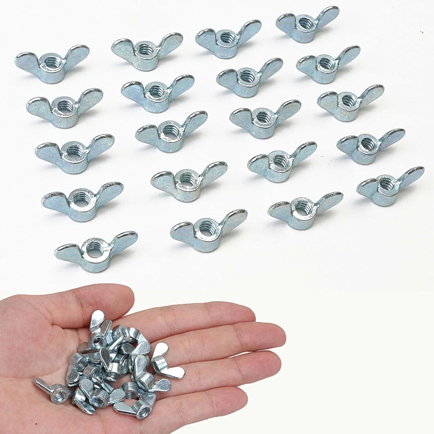 Main product image of Wing Nut Set, 15 Pcs, M4, M5, M6, M8 Assortment