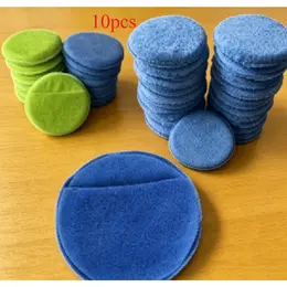 Product image of 10-Piece Hand Polishing Sponge Set, Lint-Free, Assorted Colors, 12.5cm, 5-inch, 6-inch