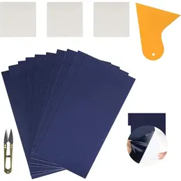 Product image of 17-Piece Self-Adhesive Tent & Tarp Repair Kit with Spatula & Tape