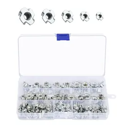 Product image of 102-Piece Drive-In Nut Set, M3-M8, with 4 Drive-In Tips