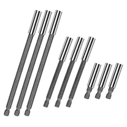 Product image of Magnetic Hex Shank Bit Holder Extension Set, 9-Piece, 150/100/50mm