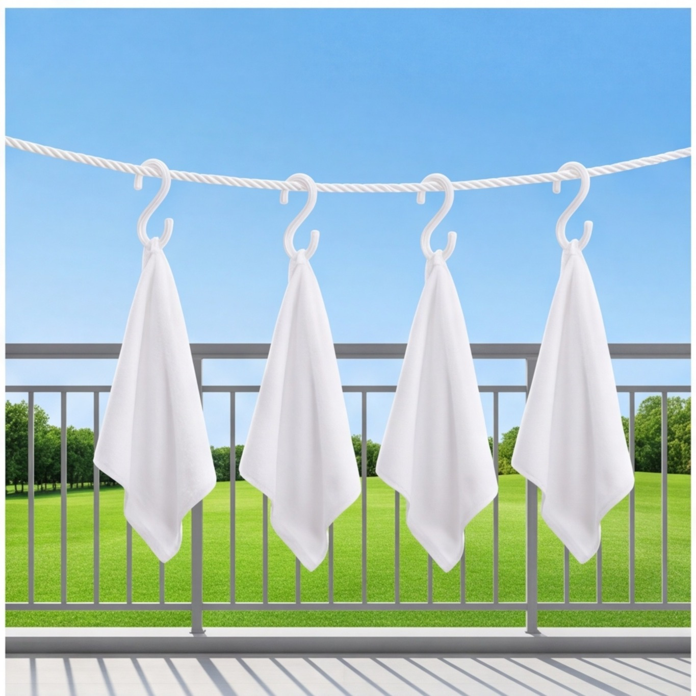 Main product image of 15m Nylon Flag Line with 4 Mounts for Flag Display