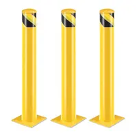 Product image of Steel Bollard, 36 Inch Height, 4.5 Inch Diameter, Yellow Powder Coated, 3P