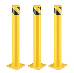 Product image of Steel Bollard, 36 Inch Height, 4.5 Inch Diameter, Yellow Powder Coated, 3P