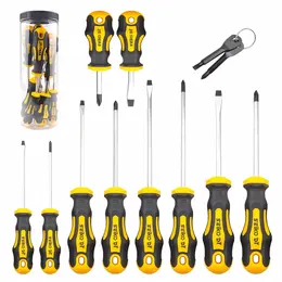 Product image of Screwdriver Set, 10 Pc, Flathead 5mm, 6mm, Phillips PH0, PH1, PH2