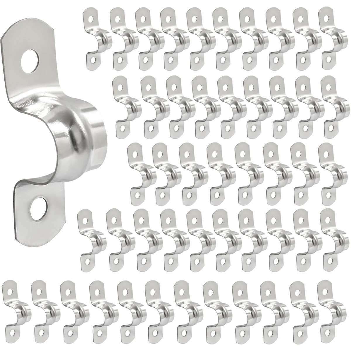 Main product image of U-shaped Pipe Clamps, 75 Piece Set for Pipe Installation
