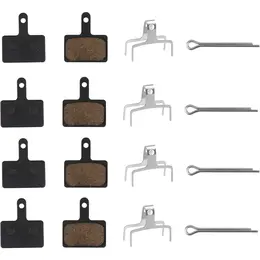 Product image of Bicycle Disc Brake Pads, Metallic Compound, Black, 4 Pairs