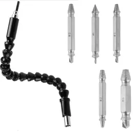 Product image of Screw Extractor Kit with Flexible Extension Drill Bit for Damaged Screws