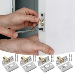 Product image of Door Hinge Set, 4 Adjustable Ball-Bearing Hinges, Silver