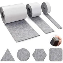 Product image of Self-Adhesive Floor Mat, 3 Rolls, 100 cm L, 10 cm & 2 cm W, 0.5 cm T, Gray