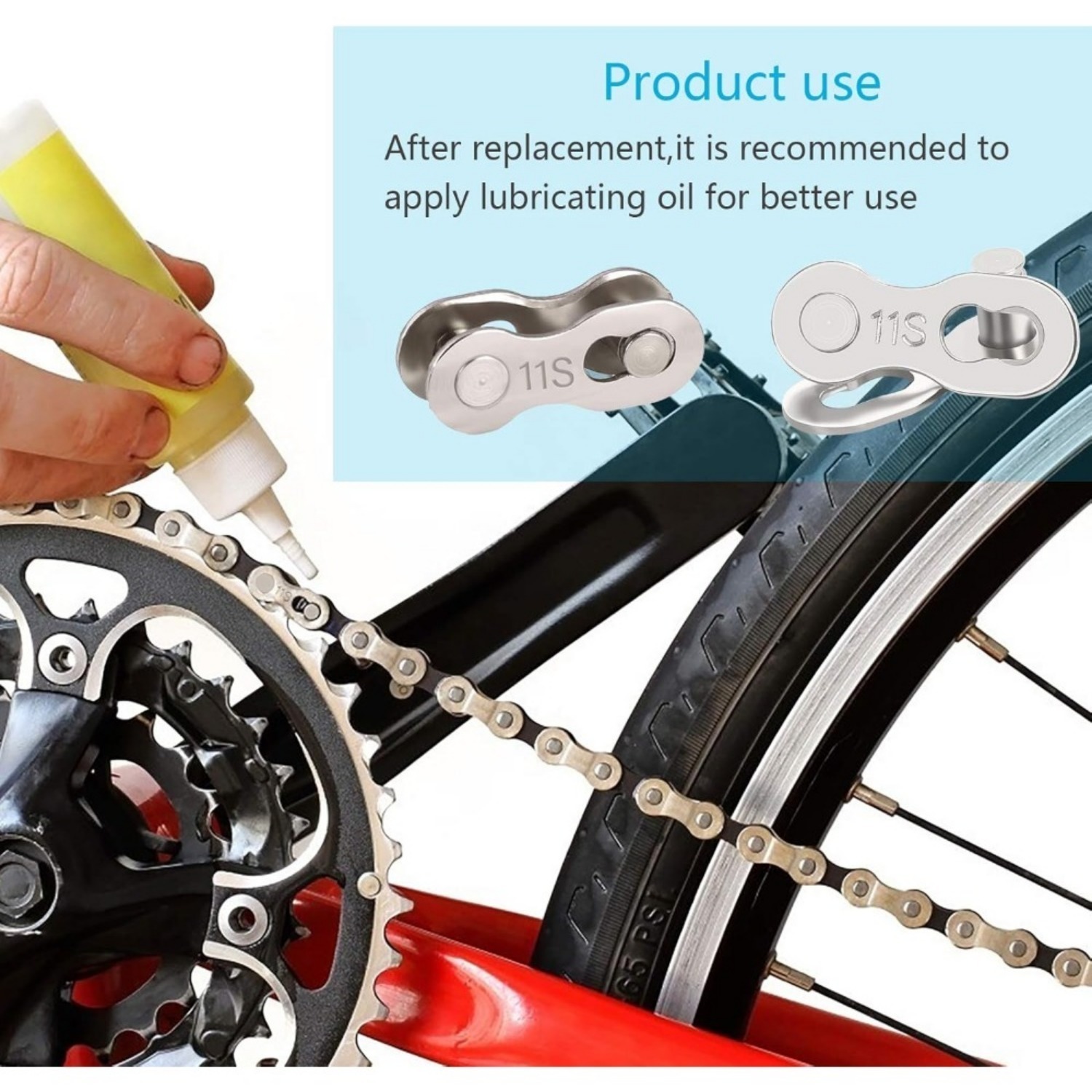 Main product image of 9 Pairs of Bike Chain Links, 4 Model Assortment