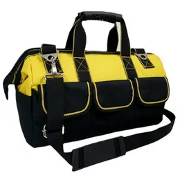 Product image of 20in Heavy Duty Tool Bag with Hard Base and Shoulder Strap