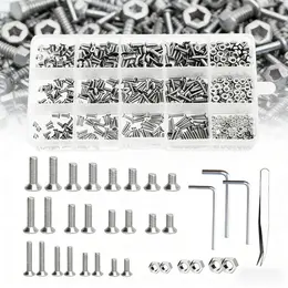 Product image of Hex Socket Screw Assortment with Hex Key, Tweezers, Storage Box