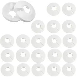 Product image of 24-Piece Plastic Pipe Rosette Set for Wall Penetrations