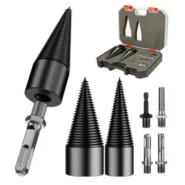 Product image of Wood Splitter Drill Bit Set, 6-Piece, 32mm & 42mm Diameter