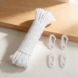 Product image of 15m Nylon Flag Rope Set with 4 Clips for Flagpoles