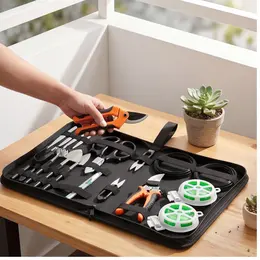 Product image of 20-Piece Bonsai Tool Set for Indoor & Outdoor Plant Care