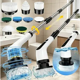 Product image of 10-Piece Cleaning Brush Set with Long Handles for Automotive and Home