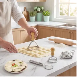 Product image of Stainless Steel Ravioli Molding Set with Cutters, 11 cm