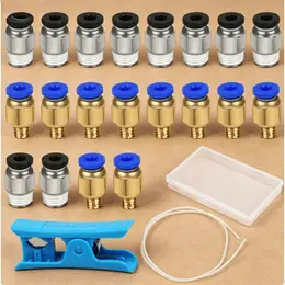 Product image of 1M PTFE Hose, 10 PC4-M6, 10 PC4-M10 Connectors, Pipe Cutter Kit