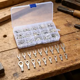 Product image of 470 Copper Fork-Type Cable Terminals, 18 Sizes, for Electrical Installation