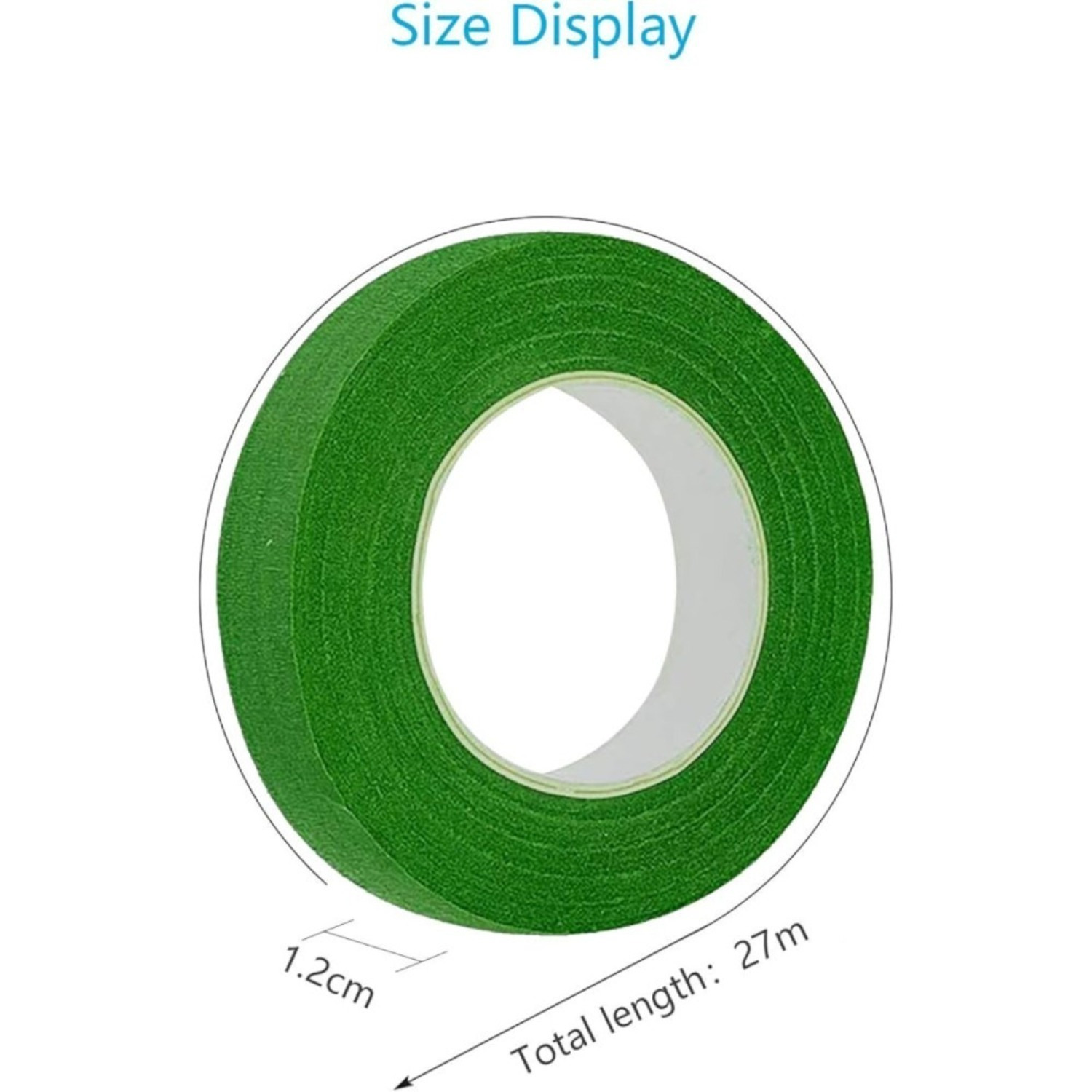 Main product image of 9 Flower Adhesives, Floral Wire, Green Florist's Tape, 30 Binding Wires